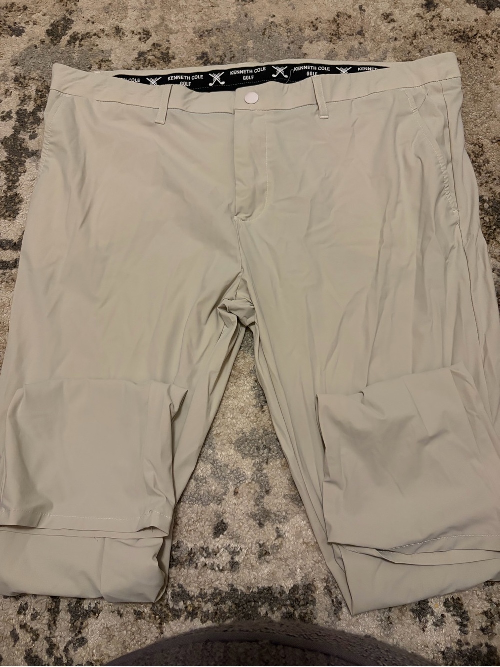 Kenneth Cole Light Beige Performance Chinos